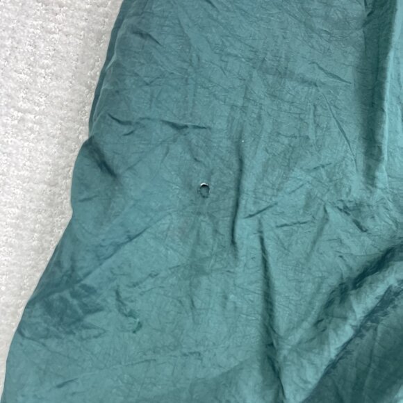 Vintage 90s Nike Pants Men XL Green Nylon Windbreaker Track Warm Up Zip Read** - Picture 5 of 16